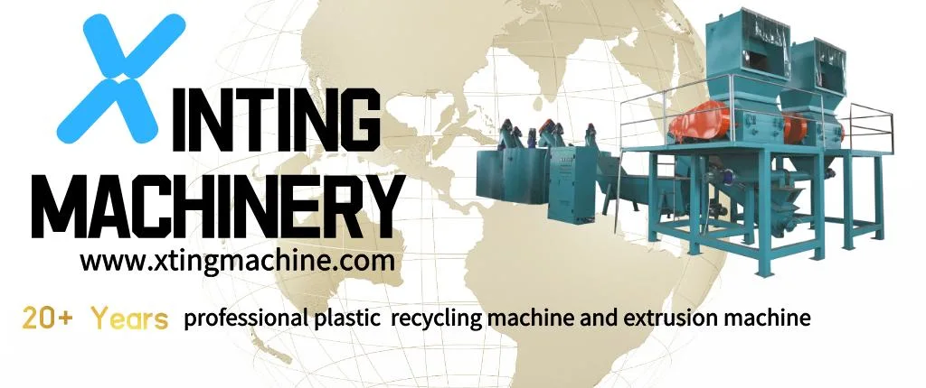 Waste Pet/HDPE/LDPE/PP/PE Bottles Films Woven Bags Plastic Recycling Pelletizing/Granulator/Granulation/Flakes Scrap Crushing Washing/Squeezing Shredder Machine