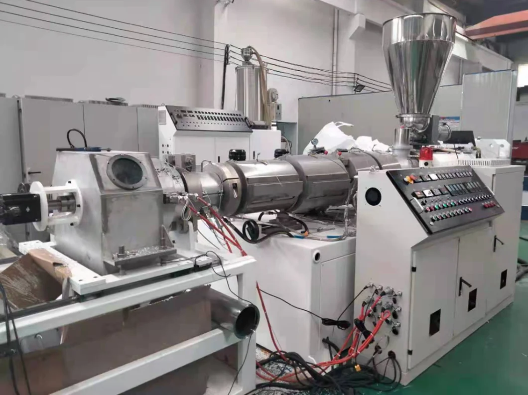 2022 Plastic WPC/PVC/SPVC/PE/PP Conical Twin Screw Die Face Hot Cutting Granulator Granulation/Pelletizing Pallet Recycling Making Production Machine Price