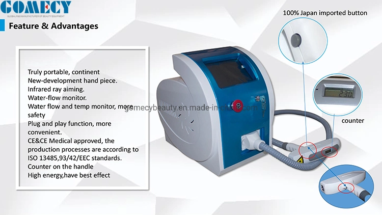 Ultra Picolris Picogen Technology Tattoo Removal Machine Rosacea Removal ND: YAG Solid Laser