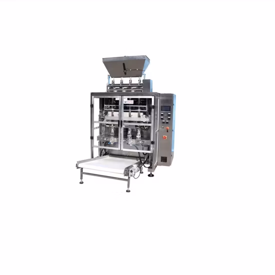 Automatic Plastic Bag Vffs Vertical Multi-Function Weighing Filling Sealing Packaging Packing Machine for 1-10kg Ice Cube, Ice Tube, Frozen Food, Granule