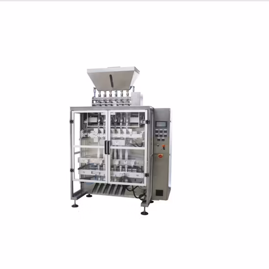 Automatic Plastic Bag Vffs Vertical Multi-Function Weighing Filling Sealing Packaging Packing Machine for 1-10kg Ice Cube, Ice Tube, Frozen Food, Granule