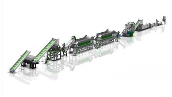 New Design HDPE LDPE LLDPE PP Film Plastic Recycling Crushing Washing Recyle Granulator Granulation Machine