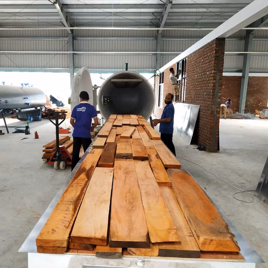 Radio Frequency Vacuum Wood Dryer Timber Drying Machine Equipment