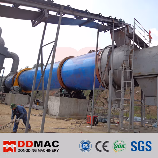 Three Drum Mining Drying Equipment, Rotary Drum Dryer for Silica Sand, Limestone, Coal, Calcium Carbonate, Feed Dregs